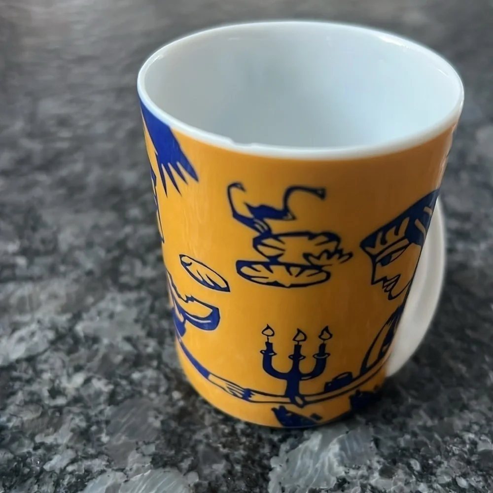 Rosenthal Studio Line Ltd Edition Espresso Cup Yellow Blue Made In Germany